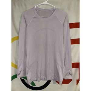 Lululemon Swiftly Tech Tee Womens 6 Lavender Purple Long Sleeve